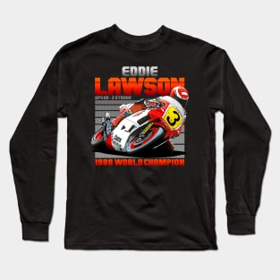 Eddie Lawson 1988 500cc Legend Retro Long Sleeve T-Shirt